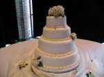 Four Tier Fondant Wedding Cake