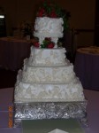 Four Tier - Split Tier Wedding Cake