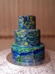 Starry Night Birthday Cake