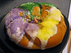 Kings Cake Mardi Gras Cake