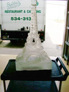 Eefil Tower Ice Sculpture
