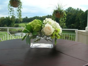 Golf Course Reception Flowers