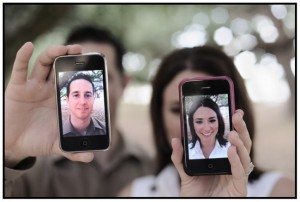 Unique Engagement Photo