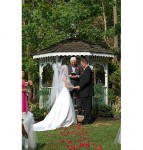 Outside Wedding Ceremony Under the Gazebo