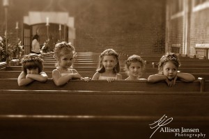 Little angels... waiting for their moment to shine