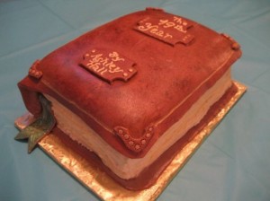 Book Shaped Party Cake