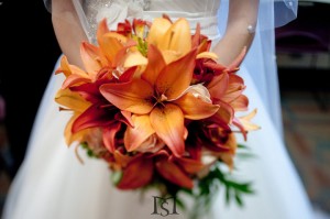Orange Wedding Bouquet