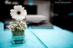 White Reception Centerpiece