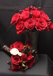 Red Wedding Bouquets