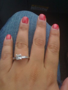 Liz's Beautiful Engagement Ring