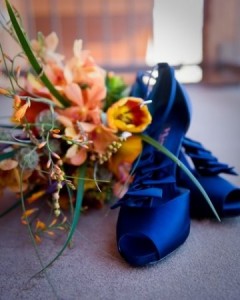 Blue Wedding Shoes