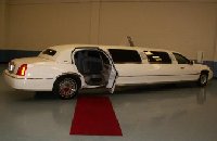 White Stretch Limousine