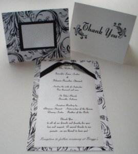 Black & White Wedding Invitations