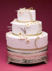 3 Tiered Wedding Cake