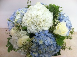 Hydrangea & Rose Arrangement