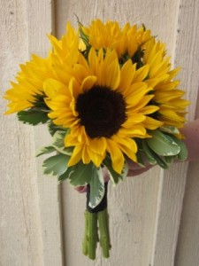 Sunflower Bridal Bouquet