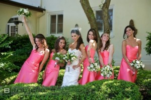 Bride with her Bridesmaids