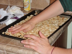 Roasting Pumpkin Seeds