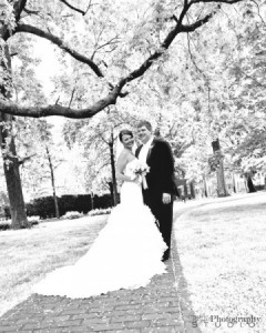 Black & White Wedding Portrait