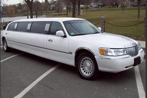 White Stretch Limo