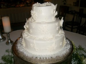 3 Tiered Wedding Cake