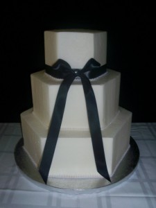 3 Tiered Wedding Cake