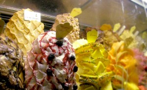 Gelato Served in Italy
