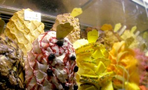 Gelato Served in Italy