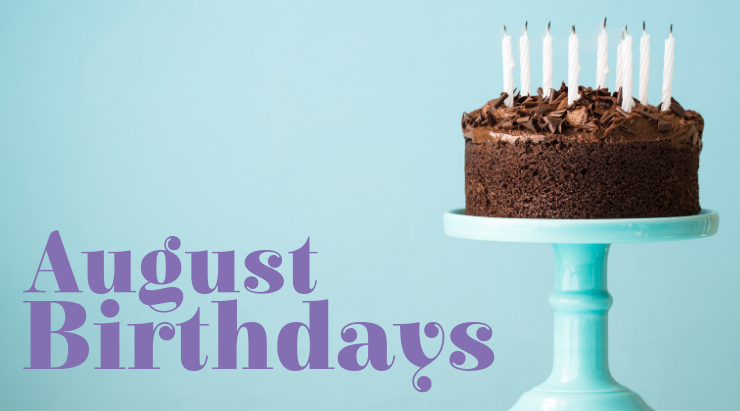 Birthday Parties for August 2019