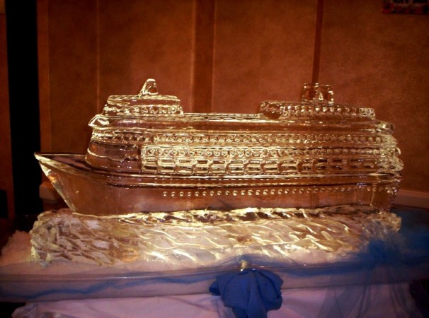 Cruise Ship Theme Ice Sculpture