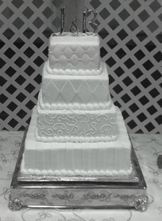 4 Tier Wedding Cake