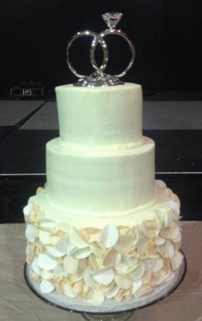 Petal Wedding Cake