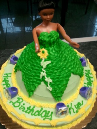 Tiana Doll Cake