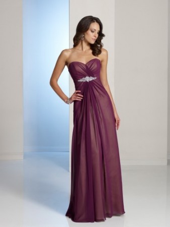 Strapless chiffon 