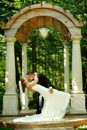 Couple at Ceremony Site