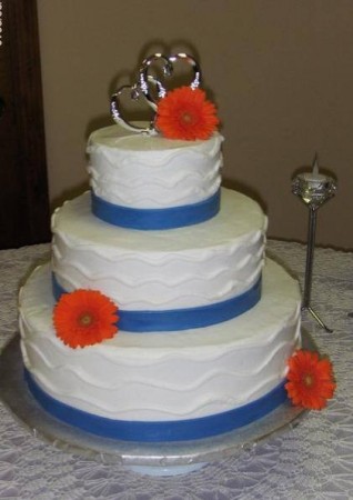 3 Tiered Wedding Cake