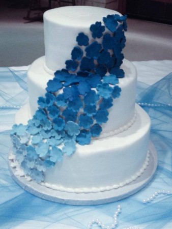 3 Tiered Wedding Cake
