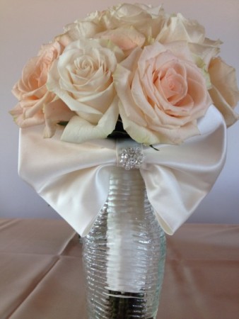 Bridal Bouquet with Satin Bow