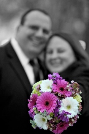 Vivid Fuchsia Bride's Bouquet