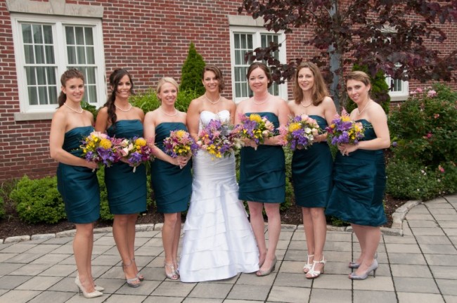 Bride and Bridesmaids