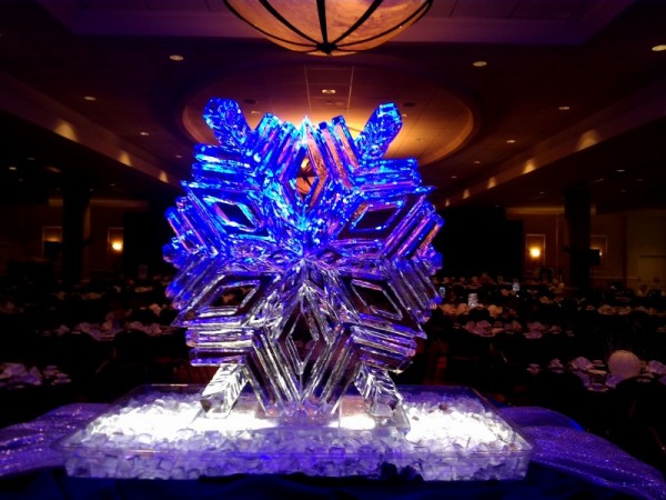 Snowflake Ice Sculpture