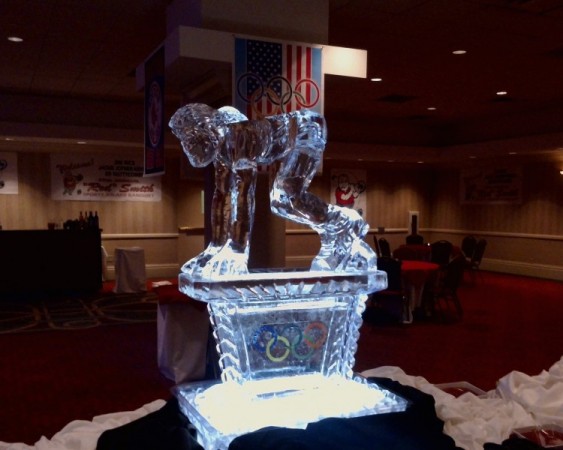 Olympics Theme Party Ice Sculpture