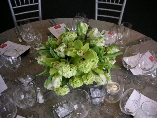 High View of Floral Centerpiece