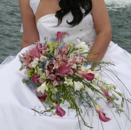 Cascading Bridal Bouquet