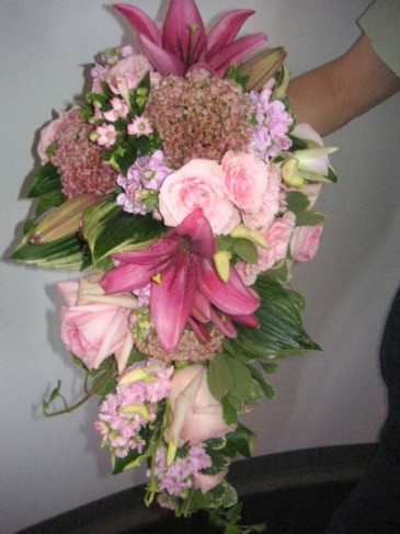 Cascading Wedding Bouquet
