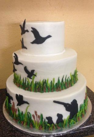 Duck Hunting Groom's Cake