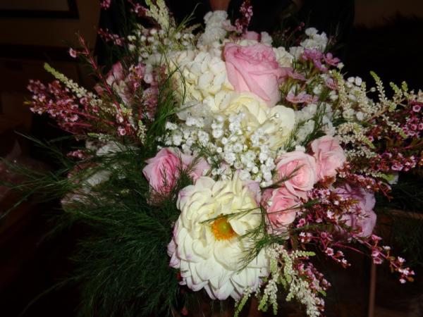 Pink & White Bridal Bouquet