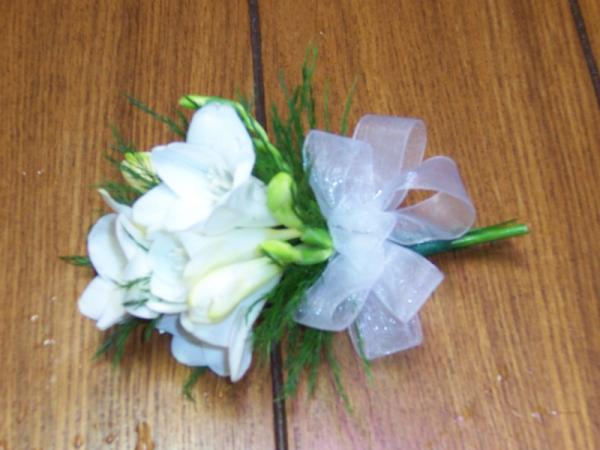 White Boutonniere