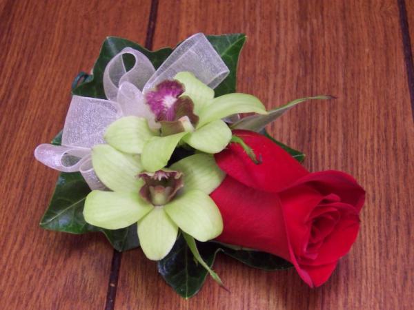 Red Rose Boutonniere