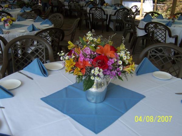 Colorful Reception Centerpiece